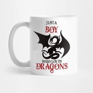 Just a boy who loves dragons Mug